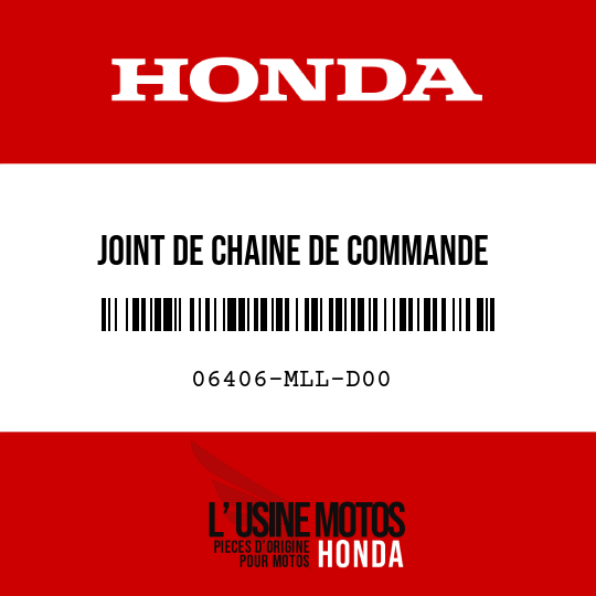 image de 06406-MLL-D00 JOINT DE CHAINE DE COMMANDE (525-15Tetamp45T)