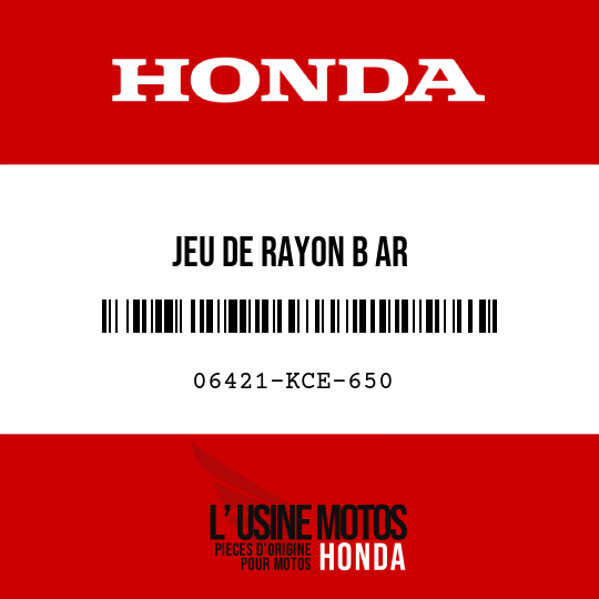 image de 06421-KCE-650 JEU DE RAYON B AR