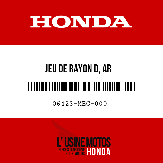 image de 06423-MEG-000 JEU DE RAYON D, AR