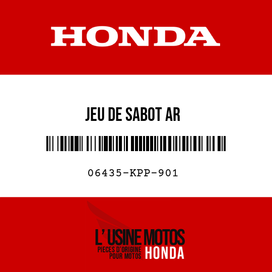 image de 06435-KPP-901 JEU DE SABOT AR
