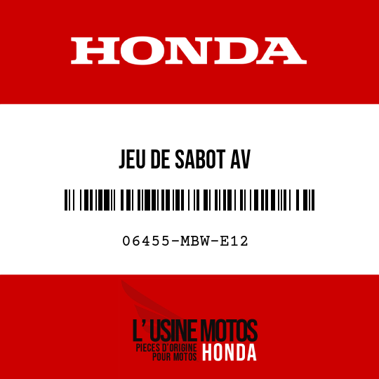 image de 06455-MBW-E12 JEU DE SABOT AV
