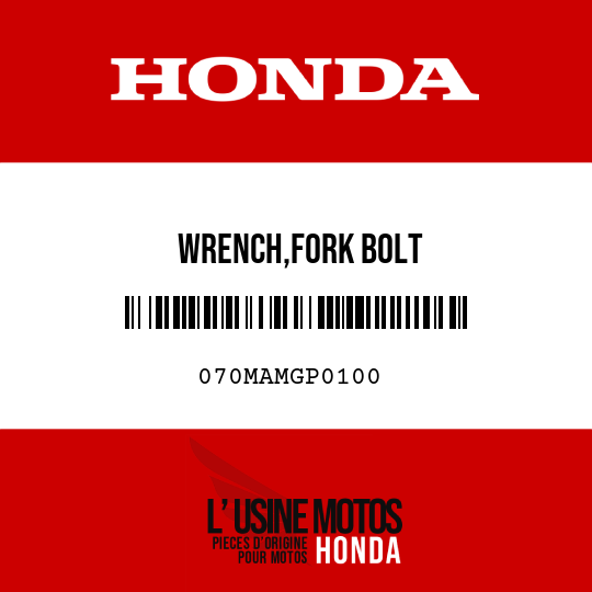 image de 070MAMGP0100 WRENCH,FORK BOLT