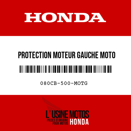 Protection moteur gauche moto école pour CB500F