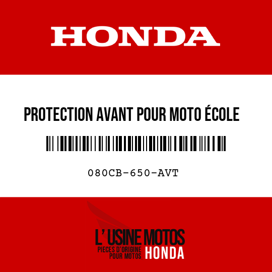 image de 080CB-650-AVT Protection avant pour moto école CB650F