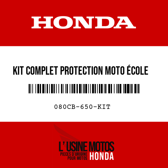 image de 080CB-650-KIT Kit complet protection moto école pour CB650F