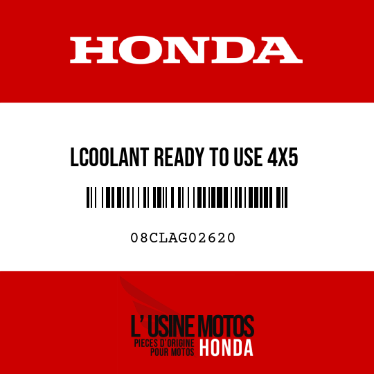 image de 08CLAG02620 LCOOLANT READY TO USE 4X5
