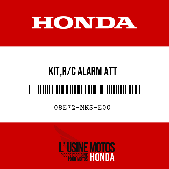 image de 08E72-MKS-E00 KIT,R/C ALARM ATT