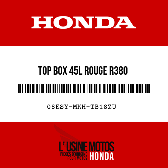 TOP BOX 45L ROUGE R380