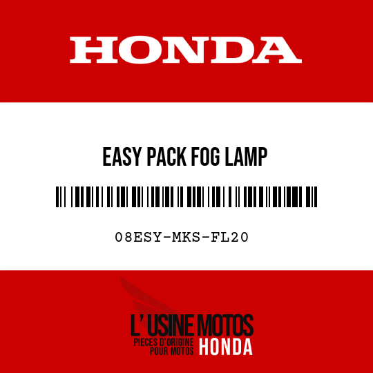 image de 08ESY-MKS-FL20 EASY PACK FOG LAMP