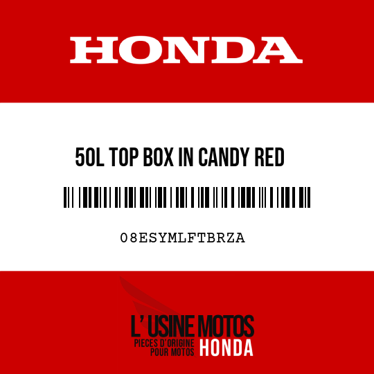 image de 08ESYMLFTBRZA 50L TOP BOX IN CANDY RED