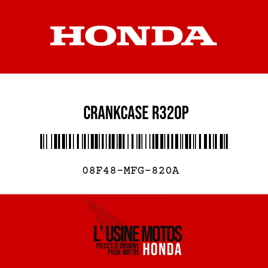 image de 08F48-MFG-820A CRANKCASE R320P
