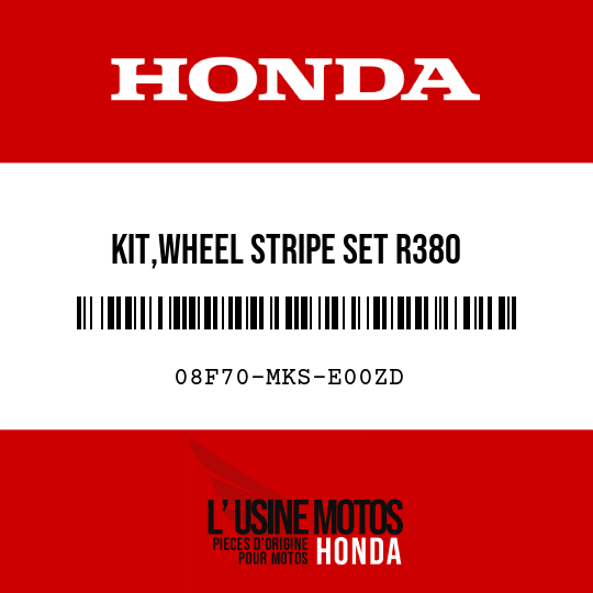 image de 08F70-MKS-E00ZD KIT,WHEEL STRIPE SET R380