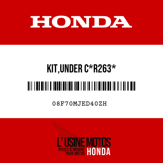 image de 08F70MJED40ZH KIT,UNDER C*R263*
