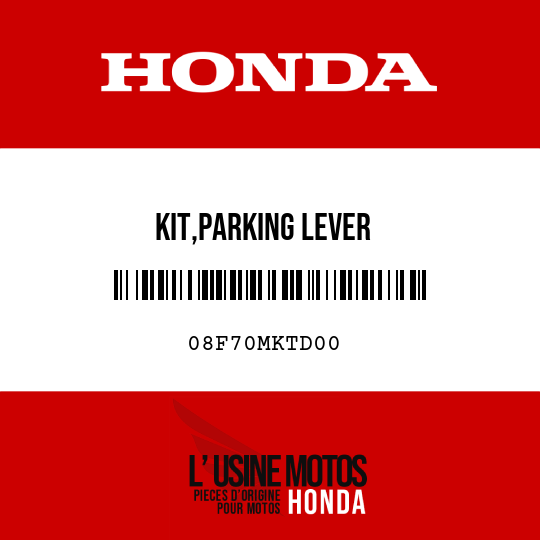 image de 08F70MKTD00 KIT,PARKING LEVER