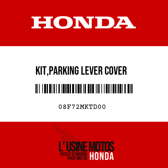 image de 08F72MKTD00 KIT,PARKING LEVER COVER