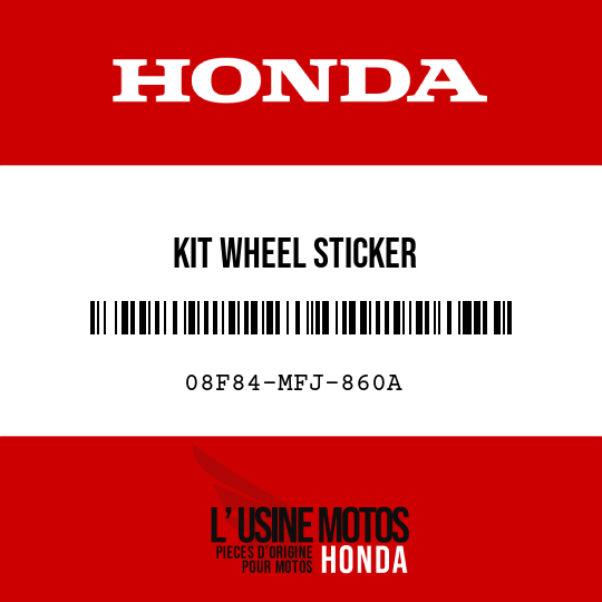 image de 08F84-MFJ-860A KIT WHEEL STICKER