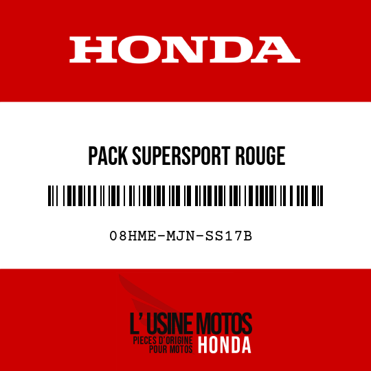 image de 08HME-MJN-SS17B PACK SUPERSPORT ROUGE