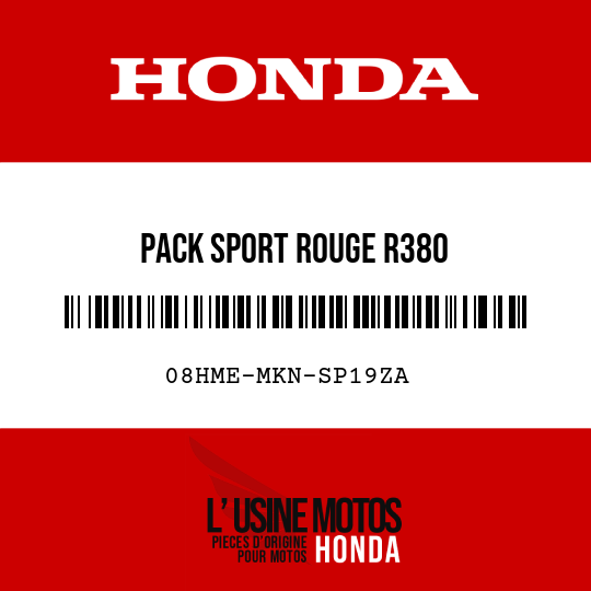 image de 08HME-MKN-SP19ZA PACK SPORT ROUGE R380