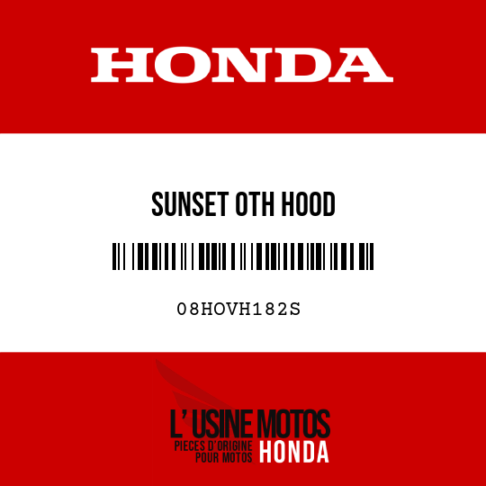 image de 08HOVH182S SUNSET OTH HOOD