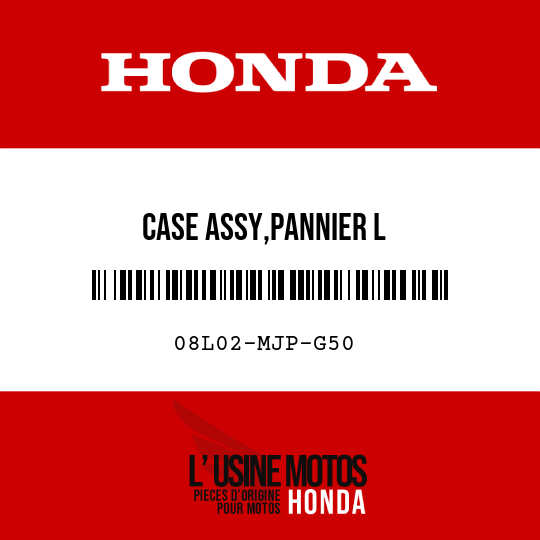 image de 08L02-MJP-G50 CASE ASSY,PANNIER L