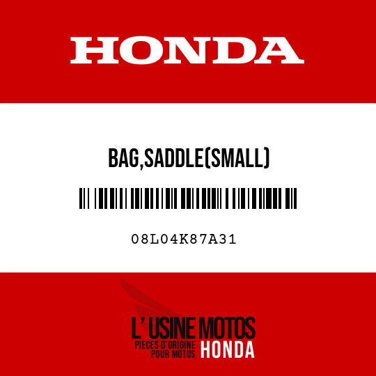image de 08L04K87A31 BAG,SADDLE(SMALL)