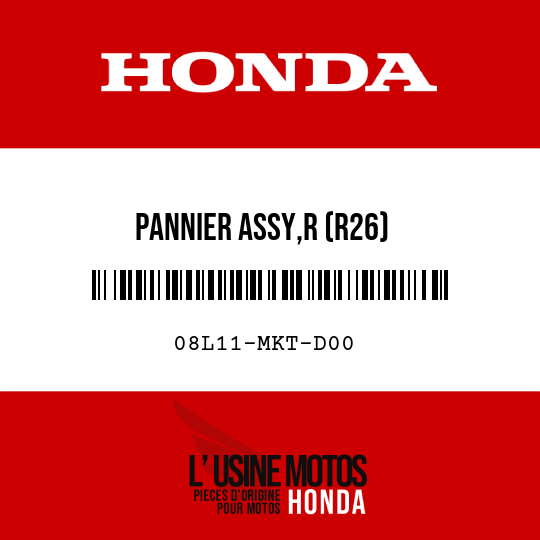 image de 08L11-MKT-D00 PANNIER ASSY,R (R26)