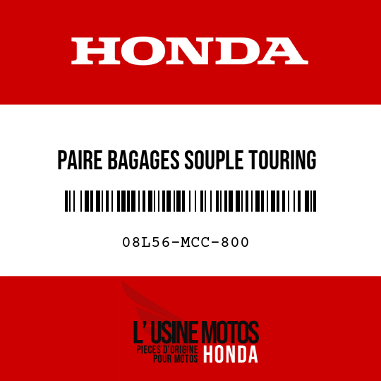 image de 08L56-MCC-800 PAIRE BAGAGES SOUPLE TOURING