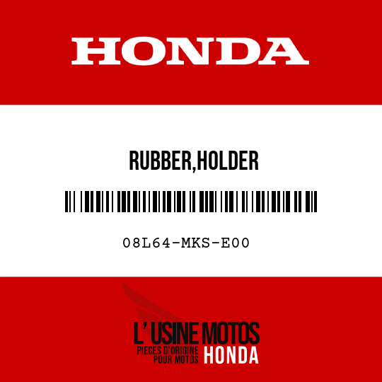 image de 08L64-MKS-E00 RUBBER,HOLDER