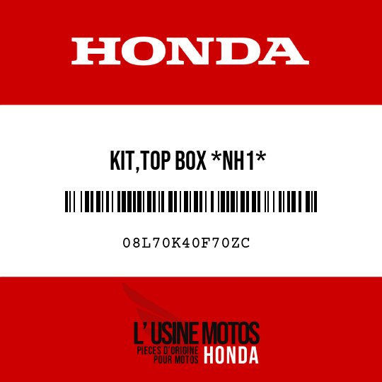 image de 08L70K40F70ZC KIT,TOP BOX *NH1*