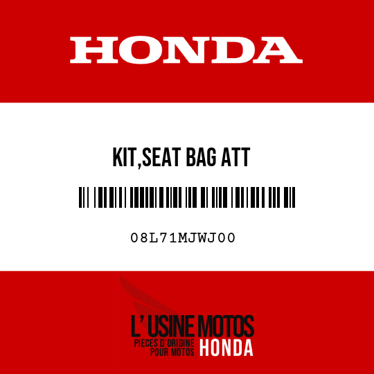 image de 08L71MJWJ00 KIT,SEAT BAG ATT
