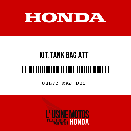 image de 08L72-MKJ-D00 KIT,TANK BAG ATT