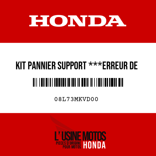 image de 08L73MKVD00 KIT PANNIER SUPPORT ***ERREUR DE STOCK 1***