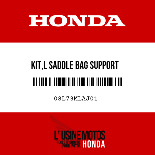 image de 08L73MLAJ01 KIT,L SADDLE BAG SUPPORT