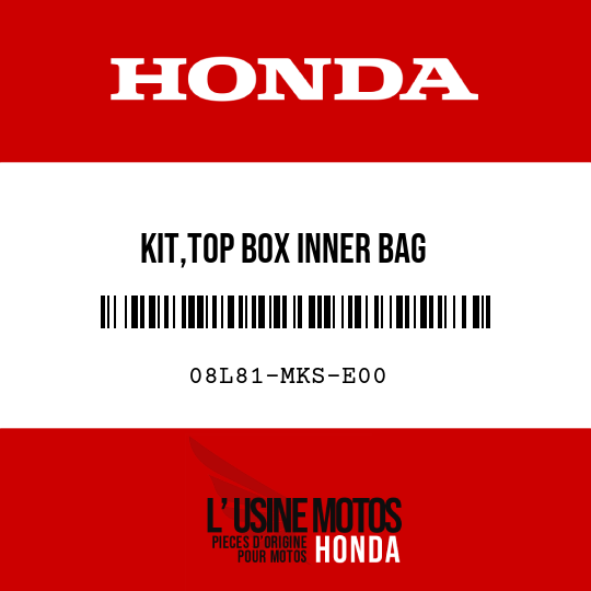 image de 08L81-MKS-E00 KIT,TOP BOX INNER BAG