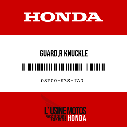 image de 08P00-K3S-JA0 GUARD,R KNUCKLE