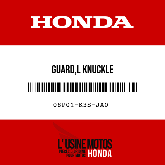 image de 08P01-K3S-JA0 GUARD,L KNUCKLE