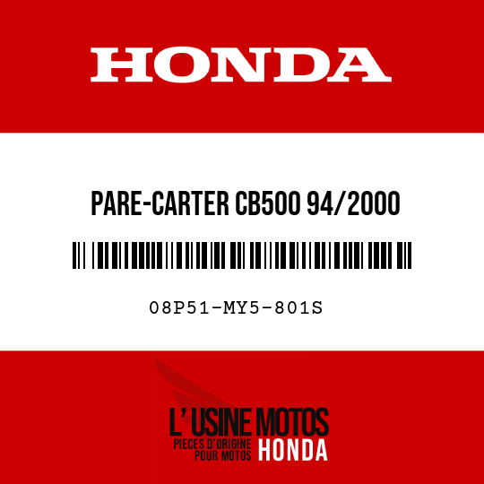 image de 08P51-MY5-801S PARE-CARTER CB500 94/2000