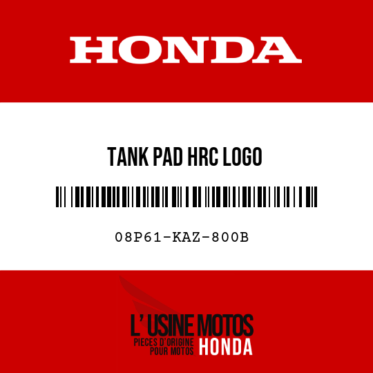 image de 08P61-KAZ-800B TANK PAD HRC LOGO