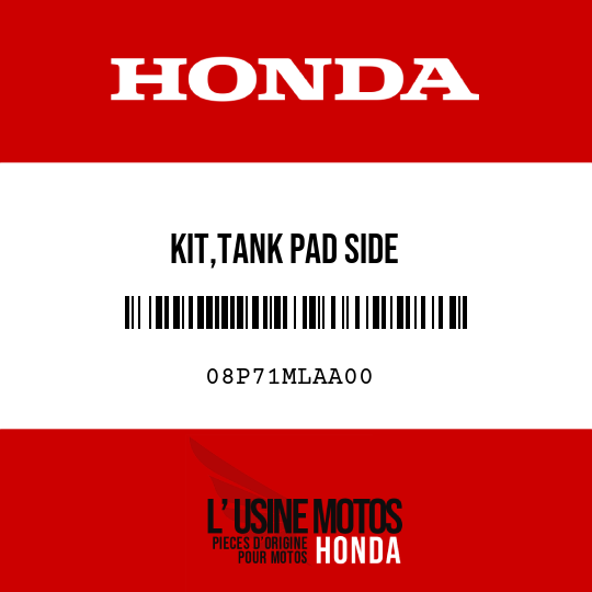 image de 08P71MLAA00 KIT,TANK PAD SIDE