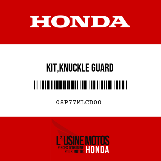 image de 08P77MLCD00 KIT,KNUCKLE GUARD