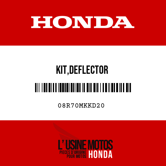 image de 08R70MKKD20 KIT,DEFLECTOR