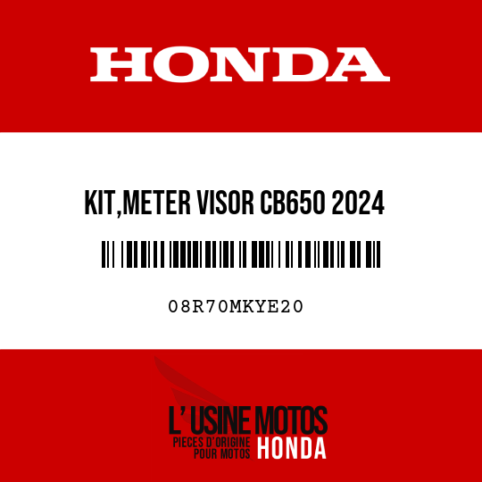image de 08R70MKYE20 KIT,METER VISOR CB650 2024