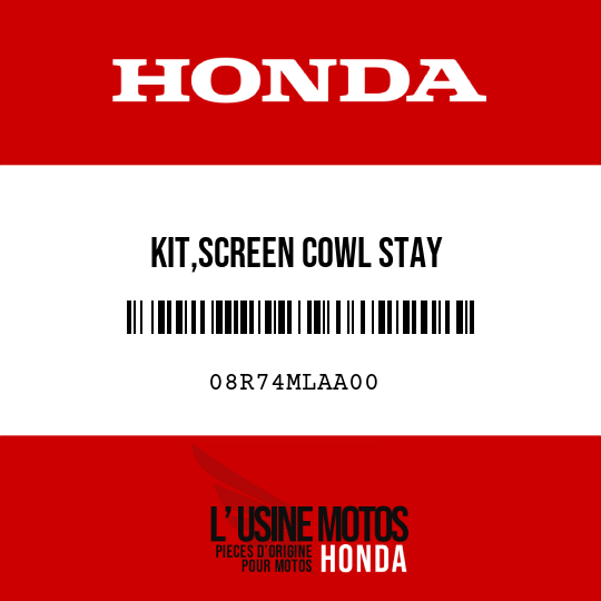 image de 08R74MLAA00 KIT,SCREEN COWL STAY
