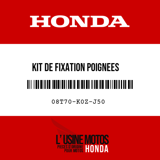 image de 08T70-K0Z-J50 KIT DE FIXATION POIGNEES CHAUFFANTES