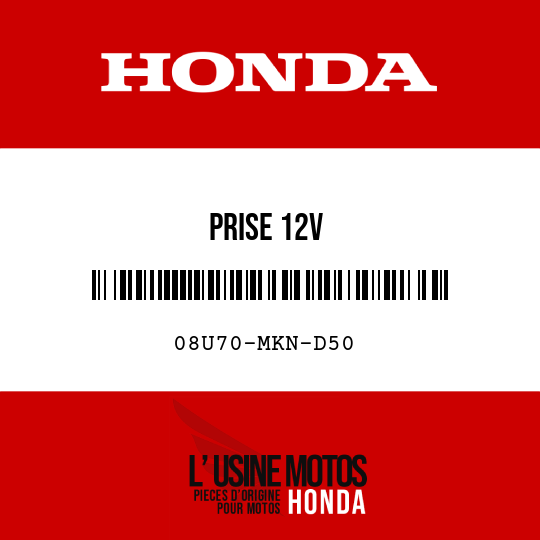 image de 08U70-MKN-D50 PRISE 12V