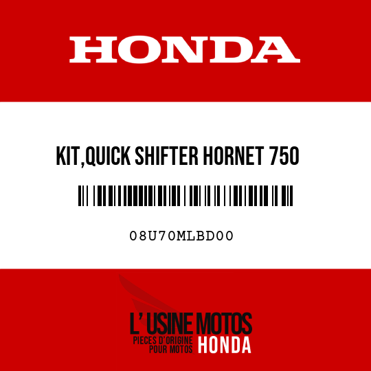image de 08U70MLBD00 KIT,QUICK SHIFTER HORNET 750