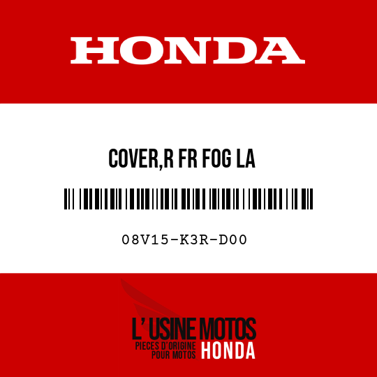 image de 08V15-K3R-D00 COVER,R FR FOG LA
