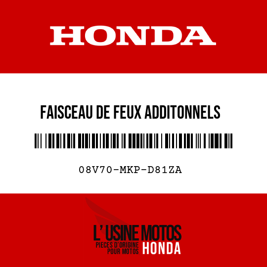 image de 08V70-MKP-D81ZA FAISCEAU DE FEUX ADDITONNELS