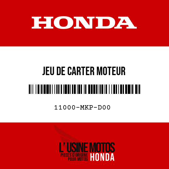 image de 11000-MKP-D00 JEU DE CARTER MOTEUR