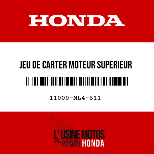 image de 11000-ML4-611 JEU DE CARTER MOTEUR SUPERIEUR